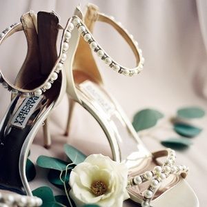 Badgley Mischka shoes worn once!